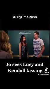 JO SEES KENDALL AND LUCY KISSSING!!! 😱 #bigtimerush #bigtime #btr #nickelodeon