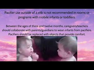 Proper Usage Of Pacifiers In Childcare Settings
