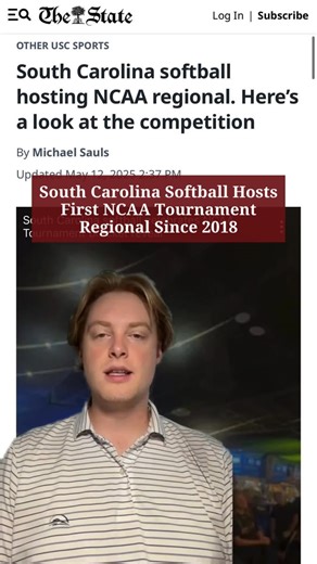 3.4K views · 34 reactions | The South Carolina Gamecocks softball team hosts its first NCAA Tournament regional since 2018, aiming for a run to the Women's College World Series. Catch all the action as they compete against Virginia, North Florida, and Elon. #southcarolina #ncaa #gamecocks #sc #softball #usc | The State Newspaper | Facebook