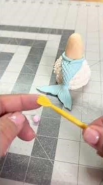 How to make a fondant mermaid topper