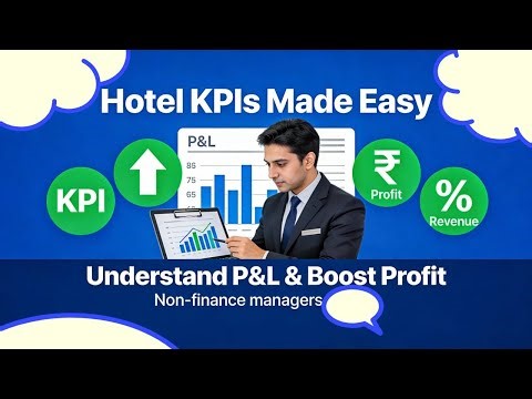 Hotel 🧑‍💻KPIs Explained 📊 | Increase Revenue🧠 & Profit Using P&L Statements #hotel #hospitality #lif