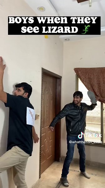Boys Vs Girls Funny Reaction to Lizards | Hilarious TikTok Video