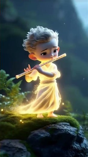 Cartoon Baby Plays Titanic Song on Flute — Cutest Performance Ever!