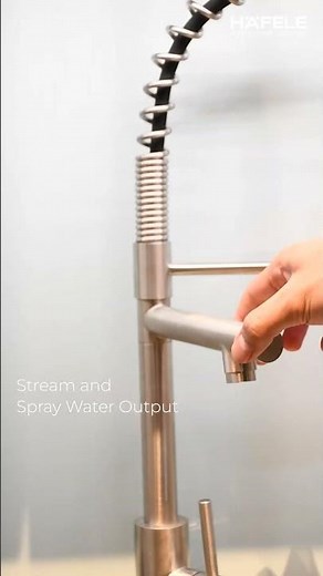 How To Use Hafele PD & Moveable Kitchen Tap #kitchen #hafelecookerhood #cookingappliances