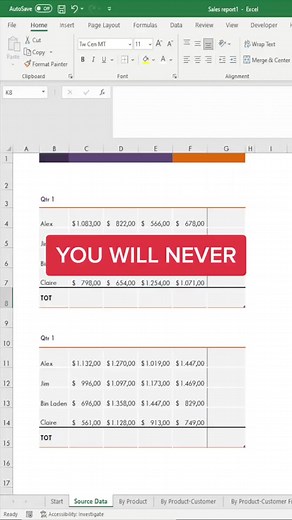 Excel_hacks su TikTok