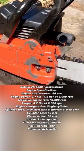 50K views · 496 reactions | Dolmar PS 6800 i professional Engine...