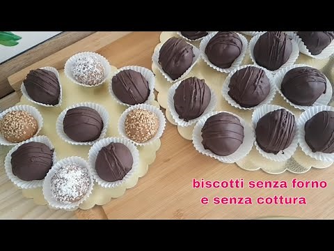 biscuits with few ingredients, without oven without cooking, ready in 5 minutes very good.