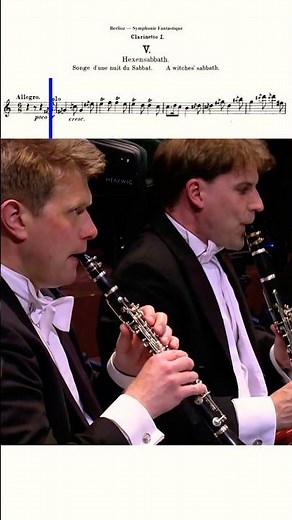Follow the Eb Clarinet Solo in Symphonie Fantastique