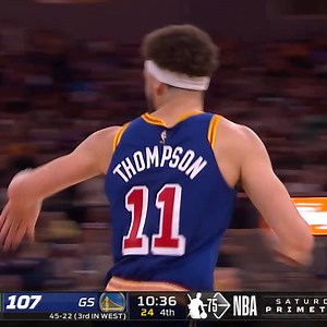 596K views · 10K reactions | Klay Thompson tallies season-high 38 PTS (8-14 3PM), 6 REB & 5 AST in the Golden State Warriors win!  | NBA | Facebook