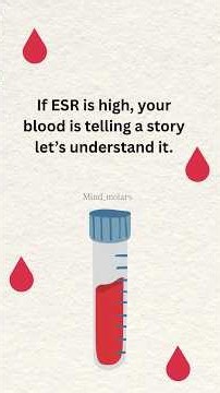 ESR Made Easy: Understand Your Blood Test in 1 Min! | Physiology concept | #biology #neet #mbbs #mds