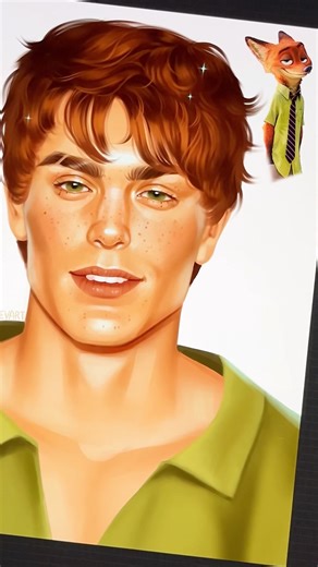 Realistic Nick 🦊 #zootopia2 #zootopia #disneyart #digitalart