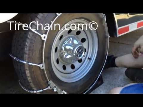 TireChain.com Truck/SUV Cable Tire Chains Installation
