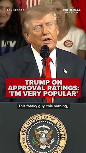 'I'M VERY POPULAR': President Trump discusses his approval ratings
