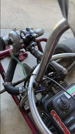 Turbo predator 212 startup #turbo #predator212 #karting #turbo