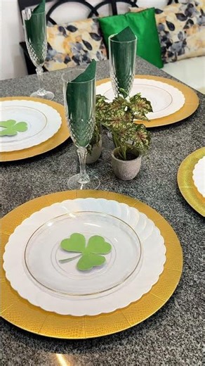 St. Patrick’s Day Table Setup Ideas 🍀 Elegant Green & Gold Tablescape Inspiration