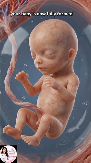 12 Weeks Pregnant 😱 What Does a 12-Week Fetus Look Like? | Educational Only #12Weeks pregnancy #baby