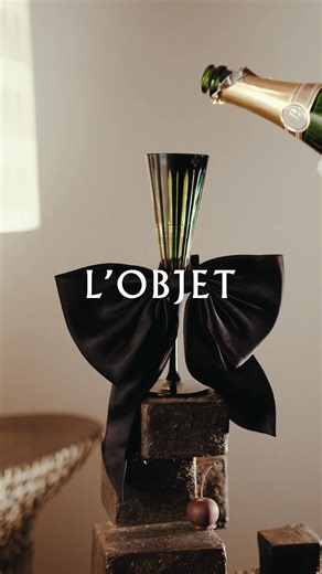 A Luminous Holiday - This Holiday, L’OBJET presents a curated selection in tones of white, gold, champagne, and platinum. An invitation to gather, to give, and to celebrate. Discover The New Arrivals & Exclusives. As we mark our 20th anniversary, celebrate with us and enjoy 10% off your first order with newsletter subscription. Complimentary standard shipping. | L'Objet