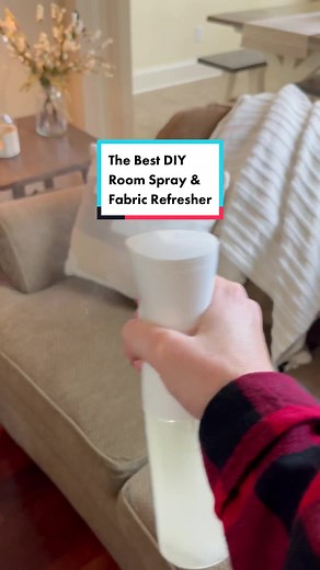 The absolute best fabric refresher room spray using vodka, essential oils and water #learnontiktok #homehacks #roomsprayhack #tipsandtricks #makethis #naturalhome