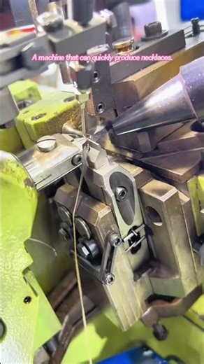 Chain making machine – high-efficiency mass production of gold and silver jewelry chains.