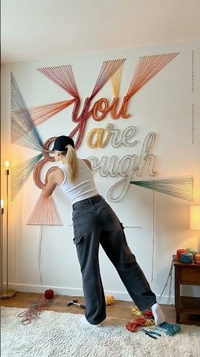String Art — Full Wall DIY Nail & Thread Design