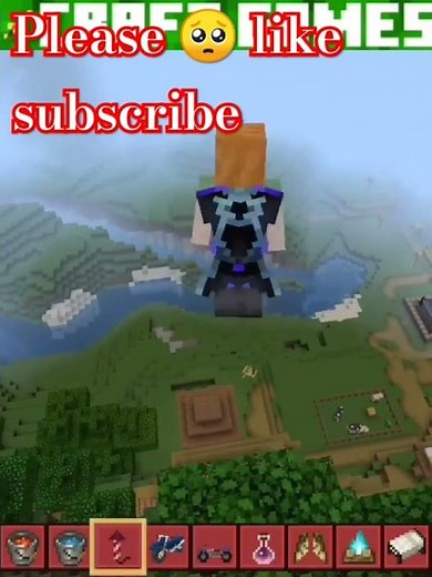 how to use elytra on Minecraft #minecraftgameplay #music #subscribe