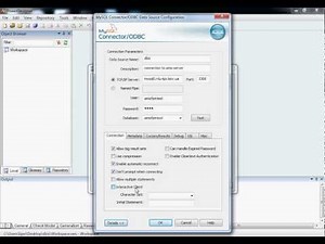 MySQL ODBC connection to Power Designer repository