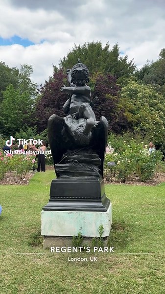 من أفضل حدايق لندن المزدهرة بالورود حديقة ريجينت بارك #لندن #اكسبلور