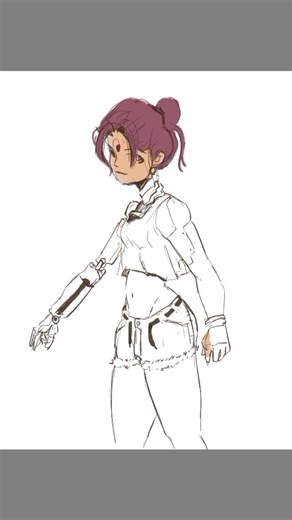 the robo girl. #art #digitalart #sketchbook #autodesk