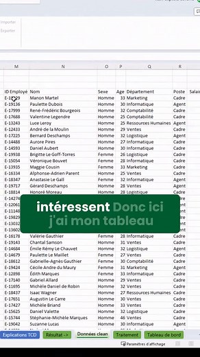 Dans cette vidéo, je te montre comment ajouter une vraie barre de recherche interactive dans Excel. Oui oui, comme sur un site 😏 👉 En quelques clics, tu peux filtrer un tableau juste en tapant un prénom (ou n’importe quel texte). Résultat : gain de temps fichier ultra pratique. 💡 Le principe en bref : – On insère une zone de texte depuis l’onglet Développeur – On la relie à une cellule (celle qui récupère ce que tu tapes) – On combine les fonctions FILTRE GAUCHE – Et magie ✨ les données se fi