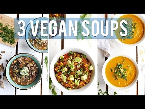 3 Vegan Soup Recipes | EASY + DELICIOUS