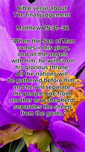 bible verse about the final judgement #biblestudy #biblia #bible