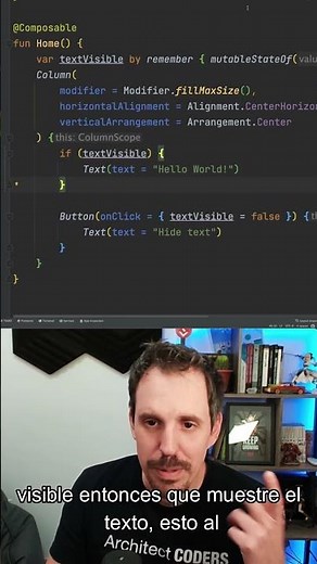 Cómo mostrar y ocultar elementos en Jetpack Compose