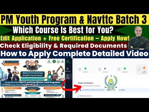 How to Apply Online for NAVTTC Courses 2025 | Free Online Earning Courses |NAVTTC Registration Guide