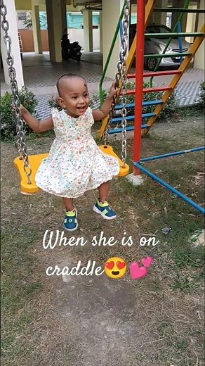 my toddler on craddle#shorts