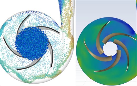 【全网原创】Ansys fluent+Rocky+CFturbo建模-离心泵固液CFD-DEM双向耦合