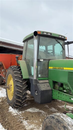 Winter livestock farming, feeding silage in j-bunk and 2 sided bunk