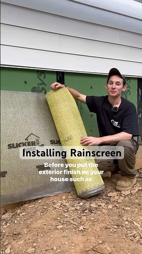Why rainscreen IS A MUST for your siding!