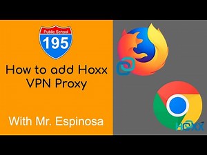 How to add Hoxx VPN Proxy to your Web browser.