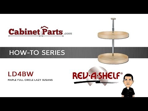 How to Install LD4BW Full Circle Lazy Susan by Rev-a-Shelf