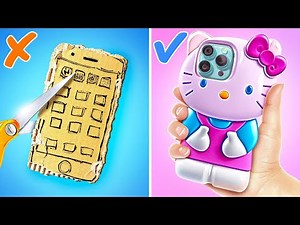 💅 Epic DIY Makeover Hacks! Top cardboard crafts to transform your favorite figures! 🎀📦