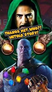 Thanos Met WHO?! The Untold Connection Between Doom and Titan #marvel #fanmade #fyp #thanos #drdoom