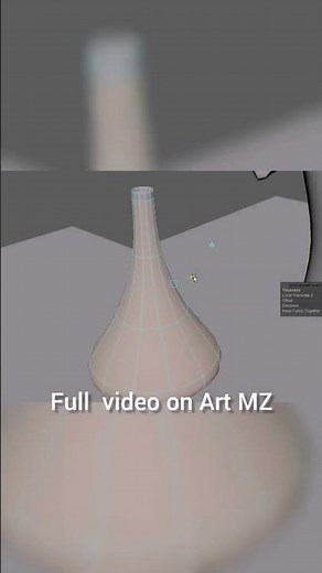 Laboratory flask 3d modeling. Autodesk Maya tutorial