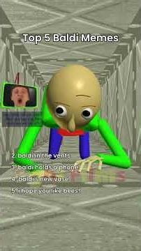 Top 5 Baldi Memes, but everyone has their actual voice #baldisbasics #shorts