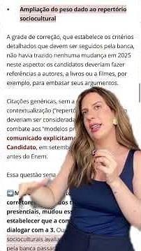 Mudança de regras na correção da Redação do Enem🚨