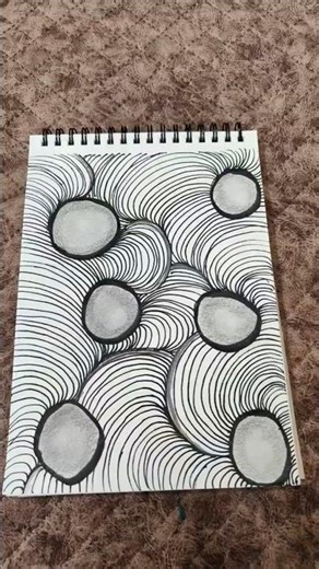 Day 17 - Easy Doodle Art Tutorial #doodle #doodleart #zen #zentangle #art #easy #drawing