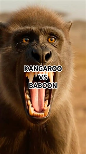 🦘⚔️🐒 KANGAROO vs BABOON | Power Kicks vs Savage Chaos #shorts