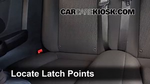 Car Seat Installation: 2011 Chrysler 200 Touring 2.4L 4 Cyl. Convertible (2 Door)