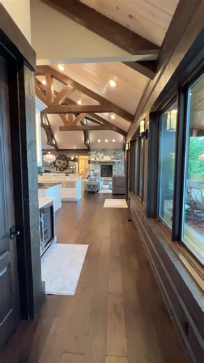 Timber Frame Home Design for Lakeside Living