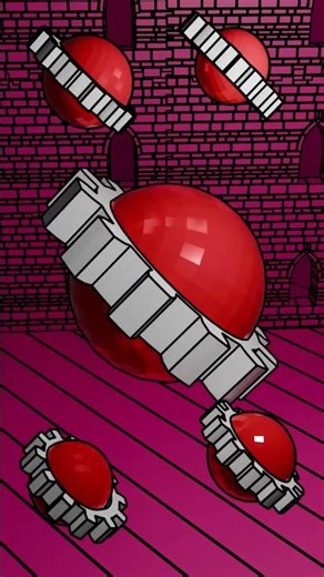 Satisfying Rotating Geometry Loop | Blender Animation #shorts