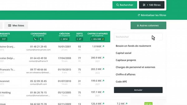 Importez votre base de données entreprise en 1 clic [Remplissage automatique]